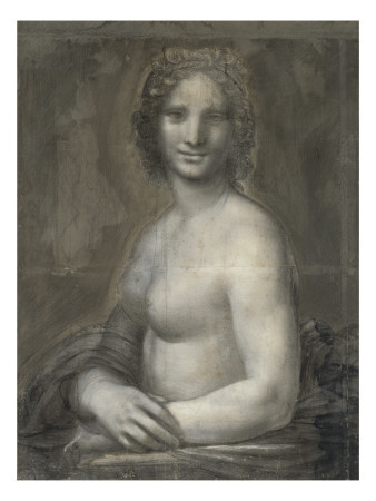 Portait De Femme Nue En Buste by Leonard De Vinci Pricing Limited Edition Print image