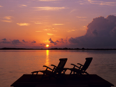 Sunrise, Ambergris Caye, Belize by Michael Defreitas Pricing Limited Edition Print image