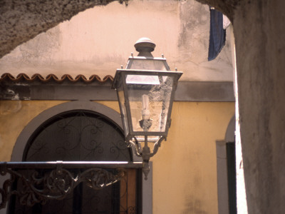 Amalfi Streetlamp, Italy by Eloise Patrick Pricing Limited Edition Print image