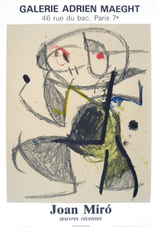 Oeuvres Recentes by Joan Mir? Pricing Limited Edition Print image