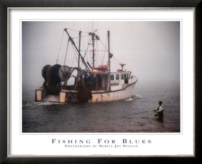 Fishing For Blues by Marcia Joy Duggan Pricing Limited Edition Print image