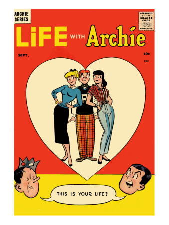 Archie Comics Retro: Life With Archie Comic Book Cover #1 (Aged) by Harry Lucey Pricing Limited Edition Print image