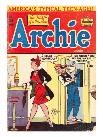 Archie Comics Retro: Archie Comic Book Cover #25 (Aged) by Al Fagaly Pricing Limited Edition Print image