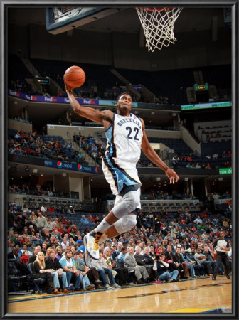 Charlotte Bobcats V Memphis Grizzlies: Rudy Gay by Joe Murphy Pricing Limited Edition Print image