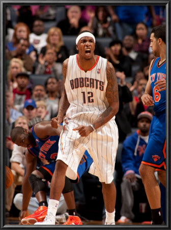 New York Knicks V Charlotte Bobcats: Tyrus Thomas by Kent Smith Pricing Limited Edition Print image