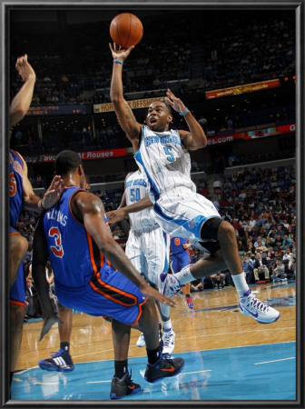 New York Knicks V New Orleans Hornets: Marcus Thornton And Shawne Williams by Layne Murdoch Pricing Limited Edition Print image
