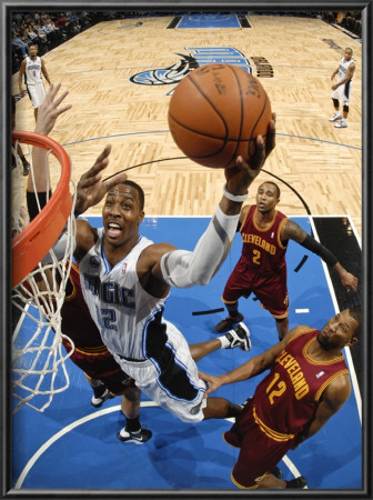 Cleveland Cavaliers  V Orlando Magic: Dwight Howard by Fernando Medina Pricing Limited Edition Print image
