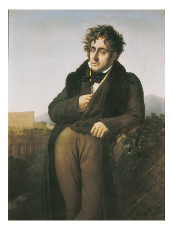 Portrait Of Chateaubriand by Anne-Louis Girodet De Roussy-Trioson Pricing Limited Edition Print image