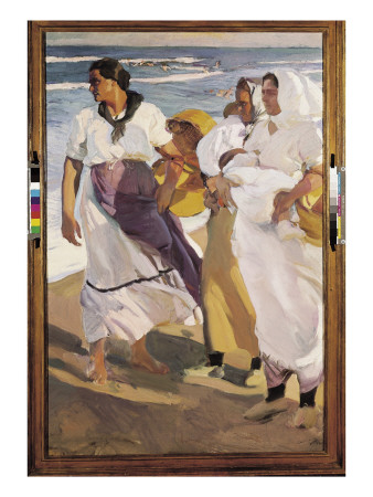 Valencian Fisherwomen by Joaquin Sorolla Y Bastida Pricing Limited Edition Print image