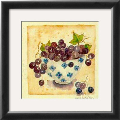 Blue Grapes by Alie Kruse-Kolk Pricing Limited Edition Print image