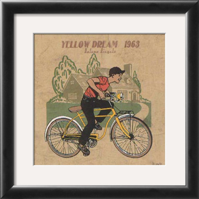 Le Velo Jaune by Philippe David Pricing Limited Edition Print image
