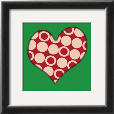 Red Circled Heart by Miriam Bedia Pricing Limited Edition Print image