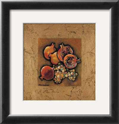 Pomegranates And Grapes by Karel Burrows Pricing Limited Edition Print image