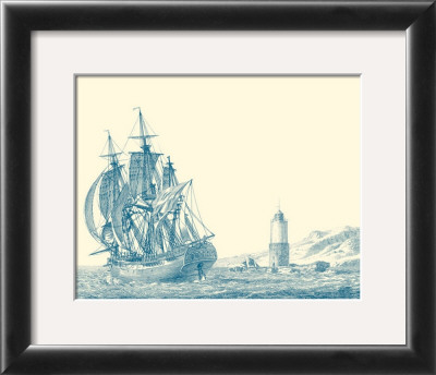 Sailing Ships In Blue Iii by Jean Jerome Baugean Pricing Limited Edition Print image