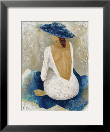 Woman In Hat by Veronique Mansart Pricing Limited Edition Print image