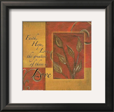 Spice Blocks, Faith Hope Love by Maria Girardi Pricing Limited Edition Print image