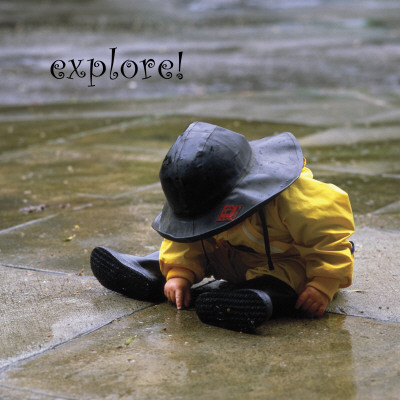 Explore: Child In The Rain by Nicole Katano Pricing Limited Edition Print image