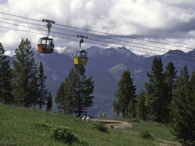 A Small Cablecar In Colorado by Michael Brown Pricing Limited Edition Print image