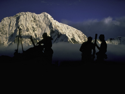 Mointaineering Shishapangma, Tibet by Michael Brown Pricing Limited Edition Print image