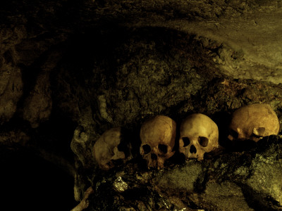Skulls In Caves, Indonesia by Michael Brown Pricing Limited Edition Print image