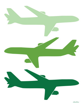 Green Planes by Avalisa Pricing Limited Edition Print image