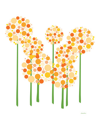 Orange Alliums by Avalisa Pricing Limited Edition Print image