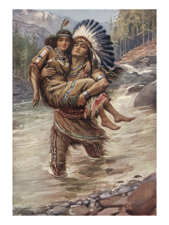 Hiawatha And Minnehaha by Harold Copping Pricing Limited Edition Print image