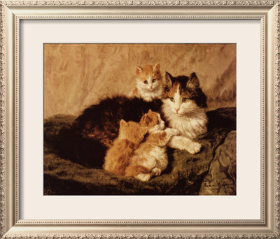 Contentment by Henriette Ronner-Knip Pricing Limited Edition Print image