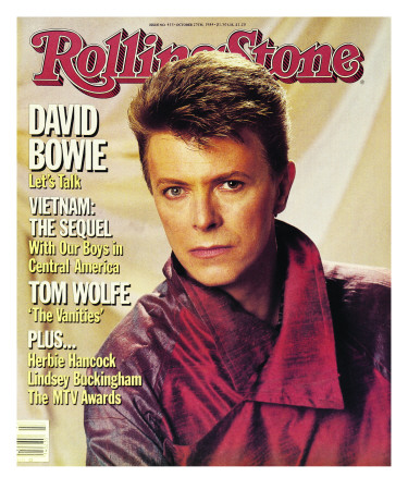 David Bowie, Rolling Stone No. 433, October 1984 by Greg Gorman Pricing Limited Edition Print image