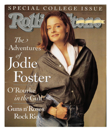 Jodie Foster, Rolling Stone No. 600, March 21, 1991 by Matthew Rolston Pricing Limited Edition Print image