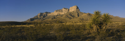Rock Formations On A Landscape, Guadalupe Mountains National Park, Texas, Usa by Panoramic Images Pricing Limited Edition Print image