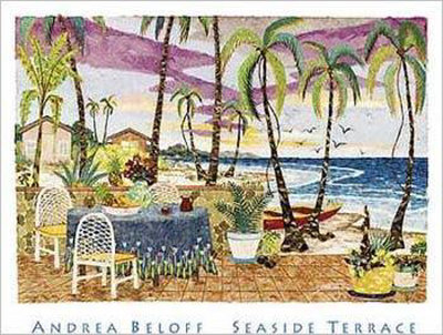 Seaside Terrace by Andrea Beloff Pricing Limited Edition Print image