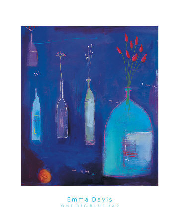 One Big Blue Jar by Emma Davis Pricing Limited Edition Print image