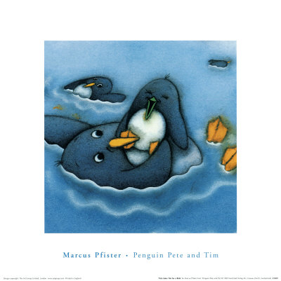 Penguin Pete Takes Tim For A Ride by Marcus Pfister Pricing Limited Edition Print image