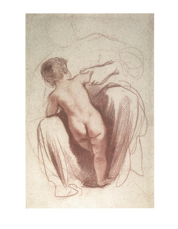 A Child Viewed From The Rear by Guercino (Giovanni Francesco Barbieri) Pricing Limited Edition Print image