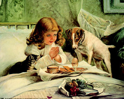 Breakfast In Bed by Charles Burton Barber Pricing Limited Edition Print image