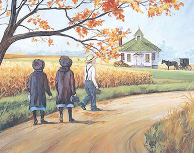 Amish School Days by Sheri Clingan Pricing Limited Edition Print image