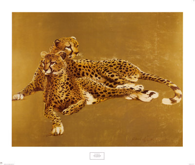 Pair Of Cheetahs by Paul O. Longenecker Pricing Limited Edition Print image