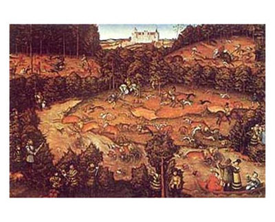 Stag Hunt by Lucas Cranach The Elder Pricing Limited Edition Print image