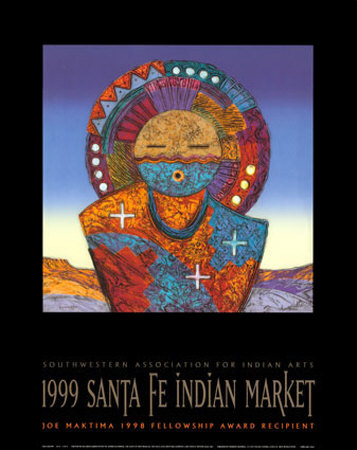 Evening Star (Indian Market), 1999 by Joe Maktima Pricing Limited Edition Print image