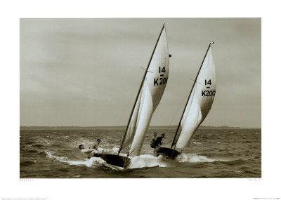 National 14S by Beken Of Cowes Pricing Limited Edition Print image