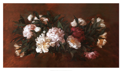 Red And Pink Peonies by Joe Anna Arnett Pricing Limited Edition Print image