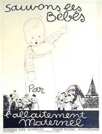 Sauvons Les Bebes Par L`Allaitement Maternel (C. 1950) by Stephany Pricing Limited Edition Print image