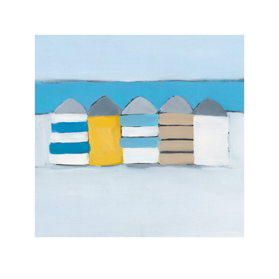 Summer Beach Huts by Heidi Langridge Pricing Limited Edition Print image
