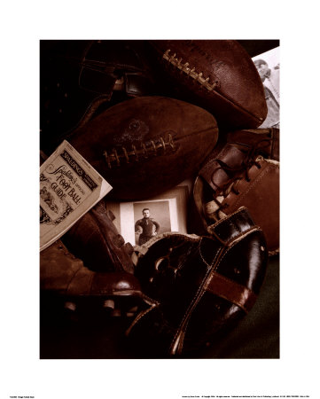 Vintage Football by Bruce Curtis Pricing Limited Edition Print image