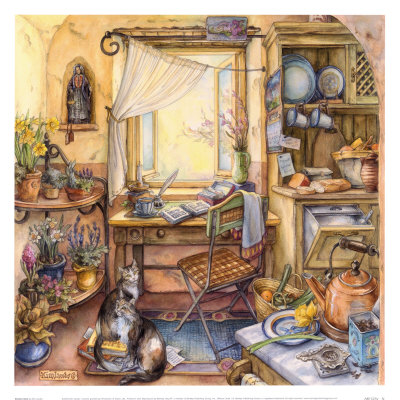 Kitchen Desk by Kim Jacobs Pricing Limited Edition Print image