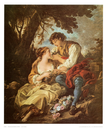 The Bird Cage, 1763 by Francois Boucher Pricing Limited Edition Print image