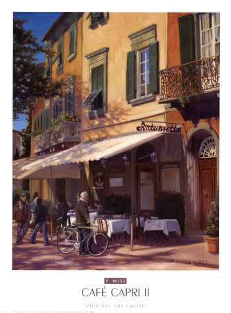 Cafe Capri Ii by P. Moss Pricing Limited Edition Print image