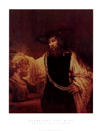 Aristotle With A Bust Of Homer by Rembrandt Van Rijn Pricing Limited Edition Print image