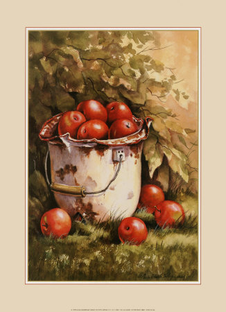Pail Of Apples by Peggy Thatch Sibley Pricing Limited Edition Print image